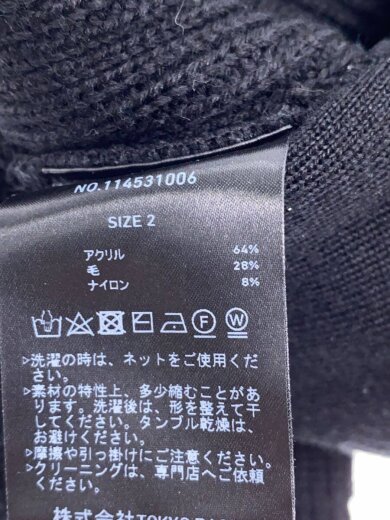 商品画像：SIGNATURE DRIVERS KNIT/ニット・セーター(厚手)/2/アクリル/BLK/114531006// 4