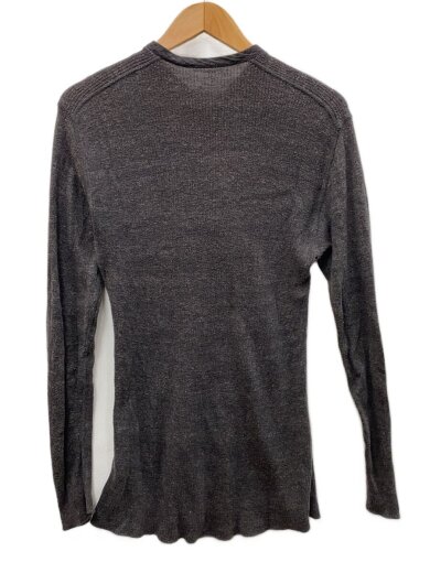 商品画像：ヘンリーネック/長袖Tシャツ/4/コットン/GRY/9-10-7079// 2