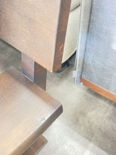 画像：NITORIシングルソファ/ウッド/GRY8