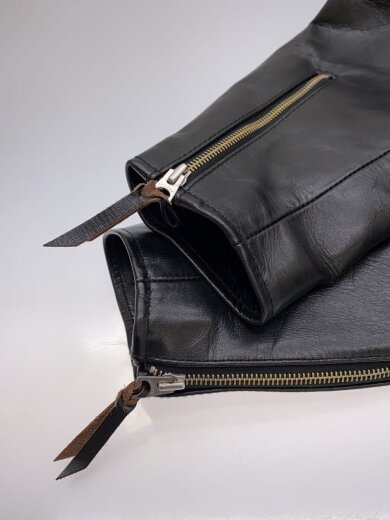 商品画像：MUSHMANS/ダブルライダースジャケット/42/馬革/BLK 5