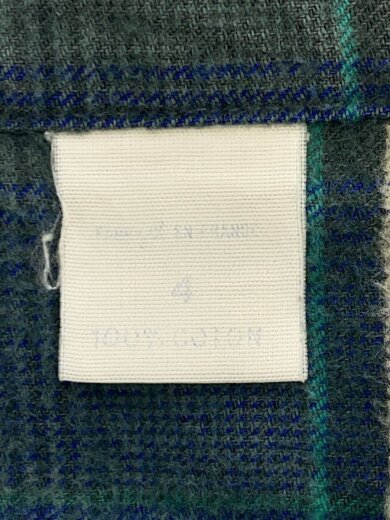 商品画像：70s/グランパシャツ/長袖シャツ/4/コットン/GRN/チェック 3