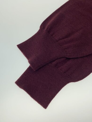 商品画像：ニット・セーター(薄手)/L/羊毛/RED/S50HA0876 6