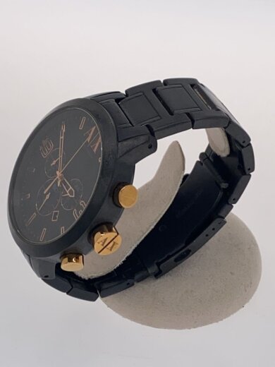 商品画像：クォーツ腕時計/アナログ/ステンレス/BLK/BLK 2