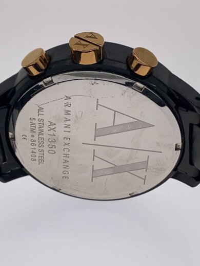 商品画像：クォーツ腕時計/アナログ/ステンレス/BLK/BLK 3