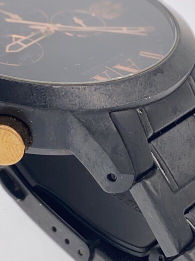 商品画像：クォーツ腕時計/アナログ/ステンレス/BLK/BLK 7