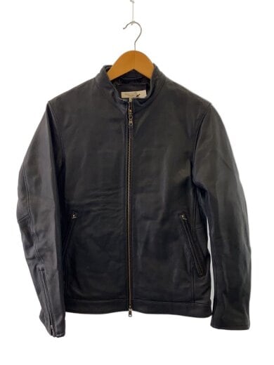 商品画像：シングルライダースジャケット/M/山羊革/NVY/1225-199-6978 1