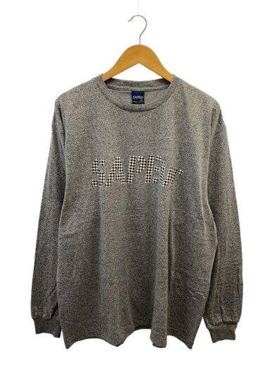 商品画像：長袖Tシャツ/XL/コットン/GRY/A0025-422 1