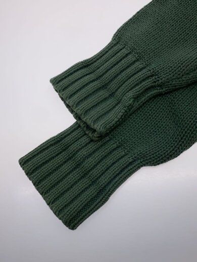 商品画像：90s/ニット・セーター(厚手)/XL/コットン/GRN/無地 5