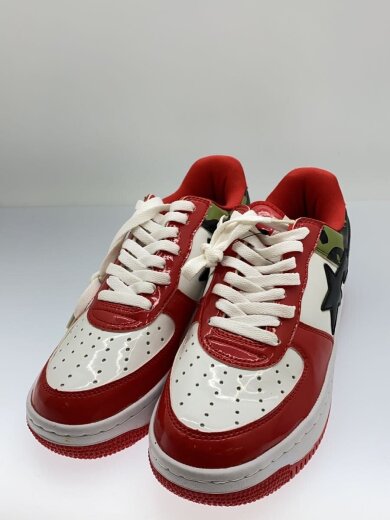 商品画像：ローカットスニーカー/27.5cm/RED/エナメル/10040740 2