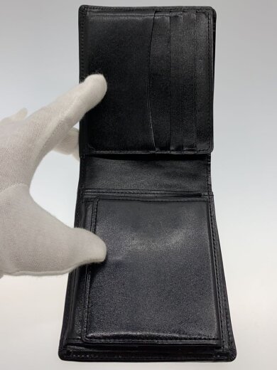 商品画像：2つ折り財布/レザー/BLK/メンズ// 4
