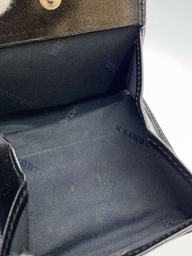 商品画像：2つ折り財布/レザー/BLK/メンズ// 5