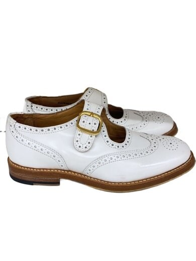 商品画像：傷アリ/ドレスシューズ/UK4.5/WHT 8