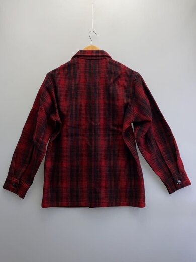 商品画像：USA製/ウールジャケット/S/ウール/RED/チェック/0-1001-6130-3// 2