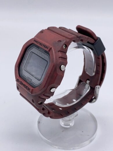 商品画像：ベルト裏汚れアリ/ソーラー腕時計_G-SHOCK/デジタル/ラバー/RED// 2