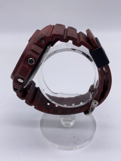 商品画像：ベルト裏汚れアリ/ソーラー腕時計_G-SHOCK/デジタル/ラバー/RED// 7