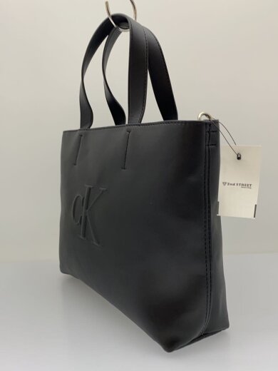 商品画像：トートバッグ/レザー/BLK/無地// 2
