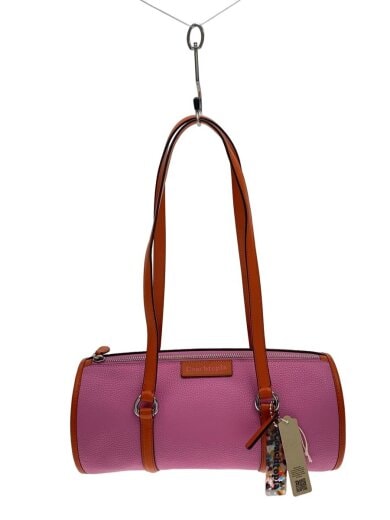 商品画像：Barrel Bag/レザー/PNK/無地/CT382// 1