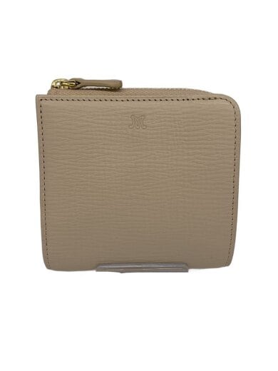 商品画像：2つ折り財布/レザー/BEG/レディース 1