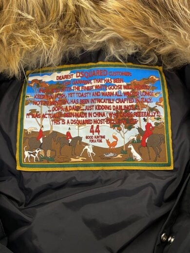 商品画像：ダウンジャケット/44/ナイロン/BLK/無地/一部欠損 3