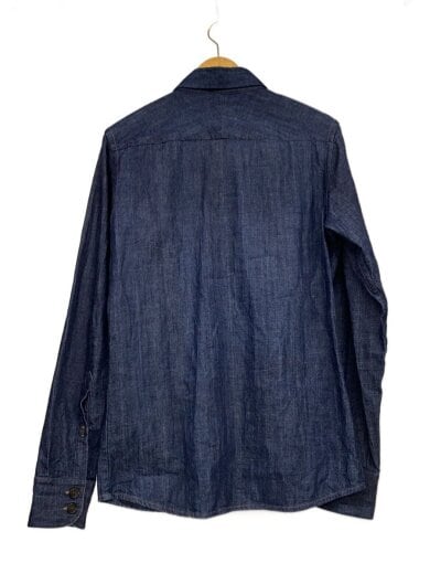 商品画像：デニムL/Sシャツ/S/デニム/IDG/無地 2