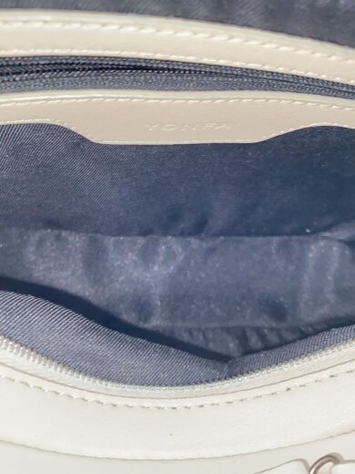 商品画像：レザースクエアショルダーバッグ/レザー/CRM/無地 6