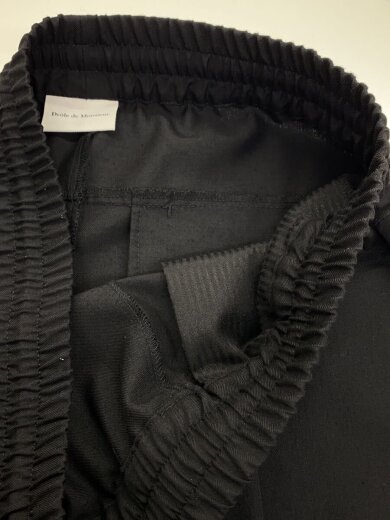 商品画像：ドローストリングイージーパンツ/--/ポリエステル/BLK/無地 3