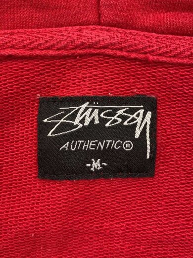 商品画像：ジップパーカー/M/コットン/RED 3