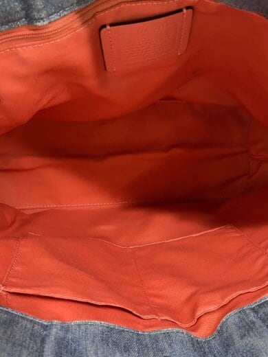 商品画像：ロゴプリントデニムトートバッグ_インディゴ/デニム/IDG/プリント/91131 6