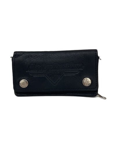 商品画像：バイカーレザーミドルウォレット長財布/レザー/BLK/メンズ 1