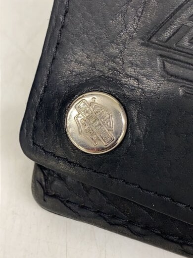 商品画像：バイカーレザーミドルウォレット長財布/レザー/BLK/メンズ 3