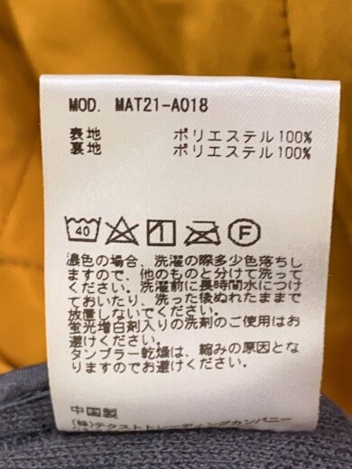 商品画像：QUILTING JACKET/XL/ナイロン/ORN/無地/MAT21-A018// 4