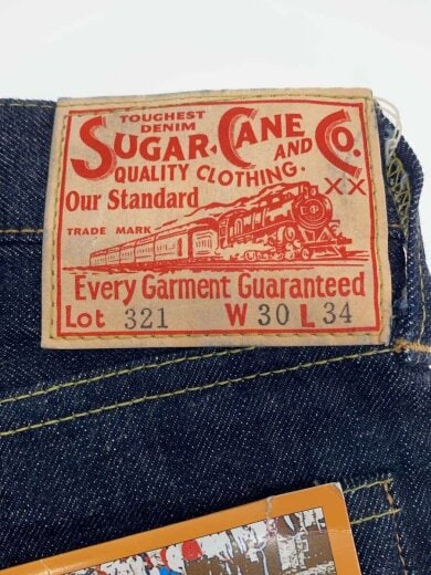 商品画像：321/14oz DENIM BOOTS CUT MODEL/30/デニム/IDG/無地/SC40321A 4
