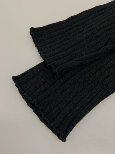 商品画像：ニット・セーター(厚手)/XL/コットン/BLK/無地/331-5.KR.N1// 6