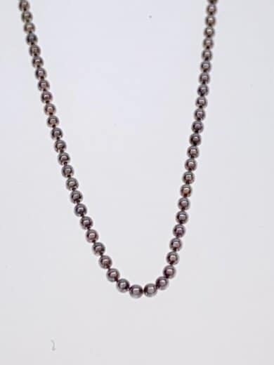 商品画像：メキシコボールチェーン/ネックレス/SV925/SLV/トップ無/メンズ// 4