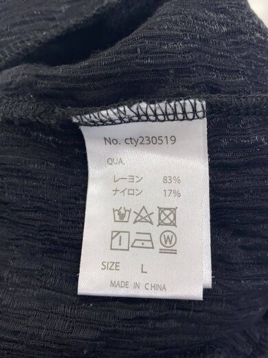 商品画像：ボトム/L/レーヨン/BLK/無地/CY230519// 4
