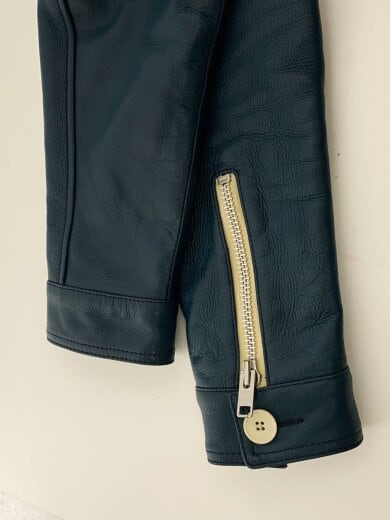 商品画像：レザージャケット・ブルゾン/LL/牛革/BLU/無地/CW24MX-1 6