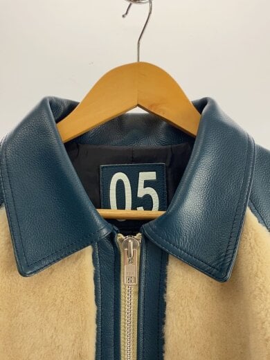 商品画像：レザージャケット・ブルゾン/LL/牛革/BLU/無地/CW24MX-1 7