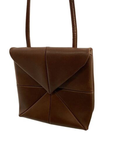 商品画像：ショルダーバッグ/レザー/BRW 1