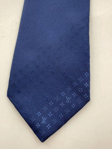 商品画像：クラヴァット・モノグラムグラディエント7CM_モノグラム_BLU/シルク/BLU/メンズ 4