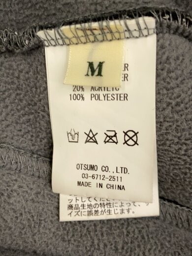 商品画像：22AW/チェックボアフリースジャケット/M/ポリエステル/GRY/総柄 4