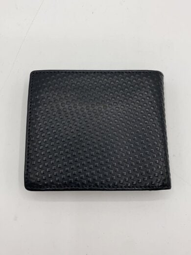 商品画像：2つ折り財布/レザー/BLK/無地/メンズ 2