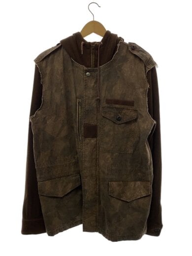 商品画像：measure twice cut once/ジップパーカー/--/コットン/BRW/カモフラ 1