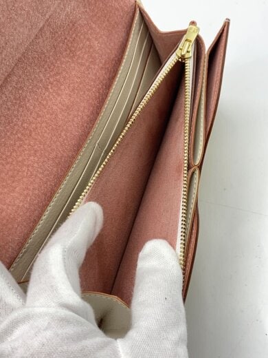 商品画像：長財布/レザー/WHT/無地/レディース 5