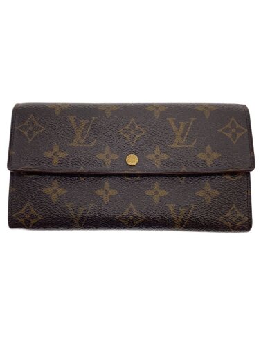 画像：LOUIS VUITTON2)ポシェット・ポルト・モネ・クレディ_モノグラム・キャンバス/PVC/BRW/モノグラム/レディース//1