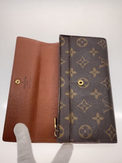 画像：LOUIS VUITTON2)ポシェット・ポルト・モネ・クレディ_モノグラム・キャンバス/PVC/BRW/モノグラム/レディース//4
