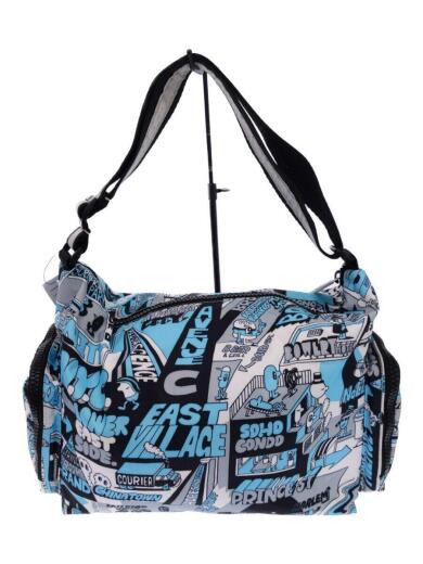 画像：LESPORTSACショルダーバッグ/ナイロン/ブルー/ARTIST IN RESIDENCE1