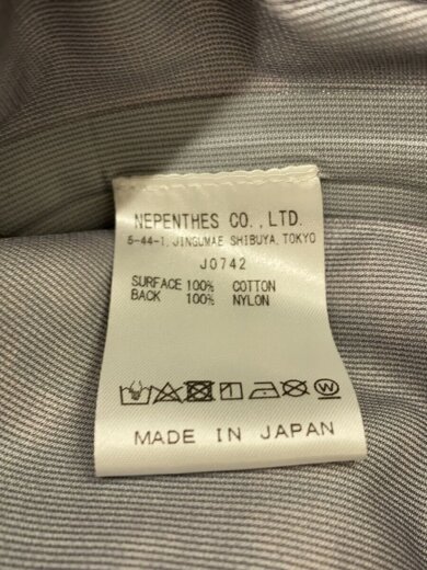 画像：South2 West8(S2W8)ナイロンベスト/S/コットン/PUP/J07424