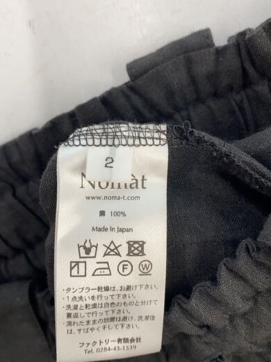 商品画像：Nomat/カーゴパンツ/2/リネン/BLK 5