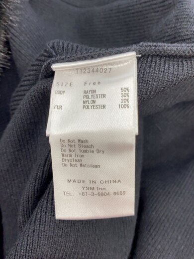 商品画像：長袖ワンピース/FREE/ポリエステル/BLK/112344027 4