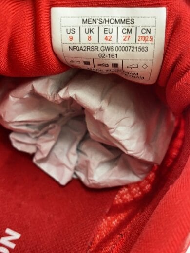 商品画像：ローカットスニーカー/27cm/RED/NF0A2RSR 5